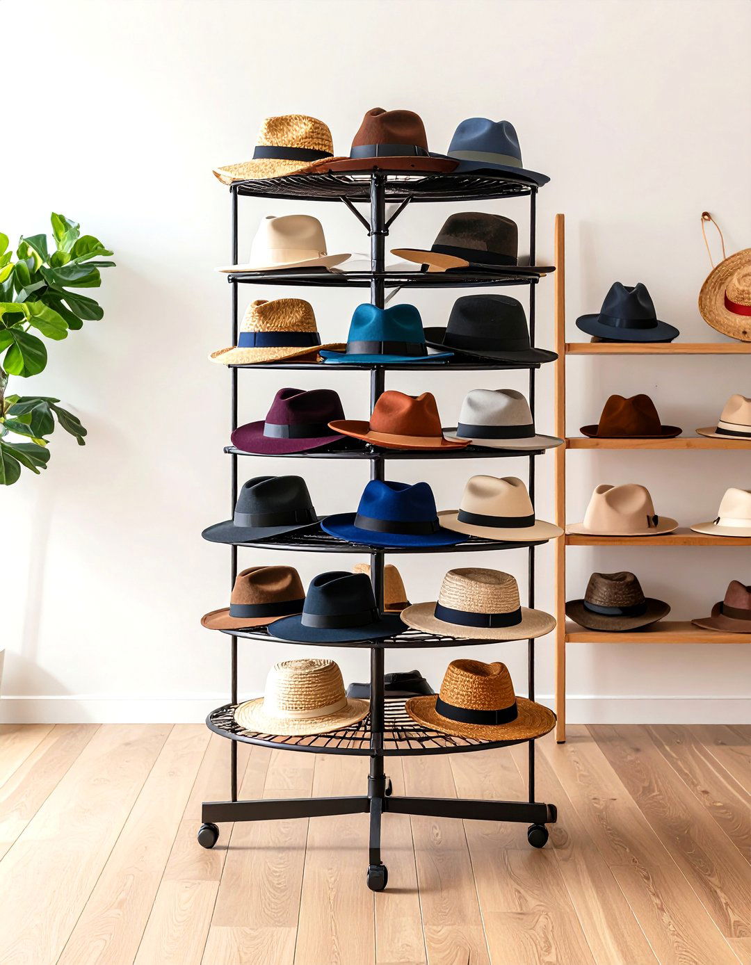 Freestanding Spinner Hat Rack - 20 Hat Rack Ideas