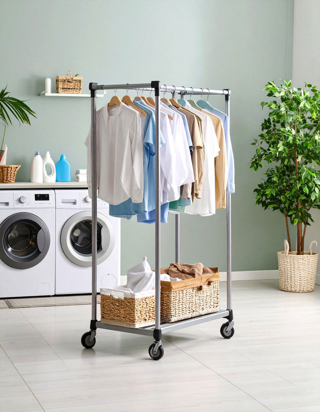 Freestanding Tower Laundry Room Drying Rack - 20 Laundry Room Drying Rack Ideas
