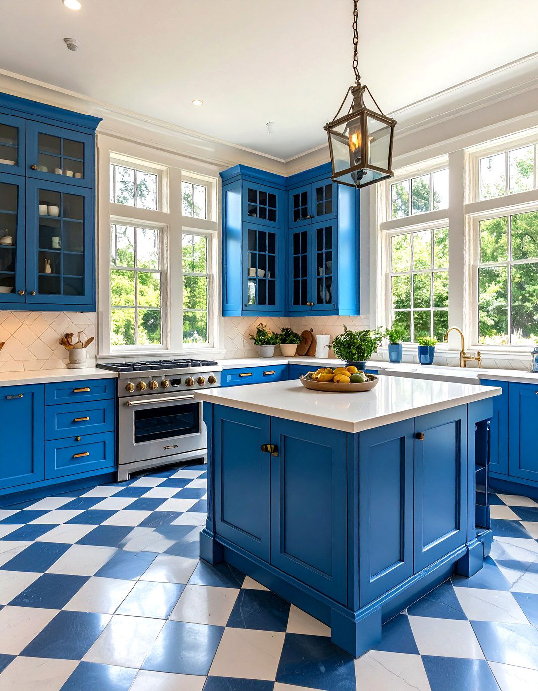 French Blue Farmhouse Kitchen Cabinets - 20 blue farmhouse kitchen cabinets