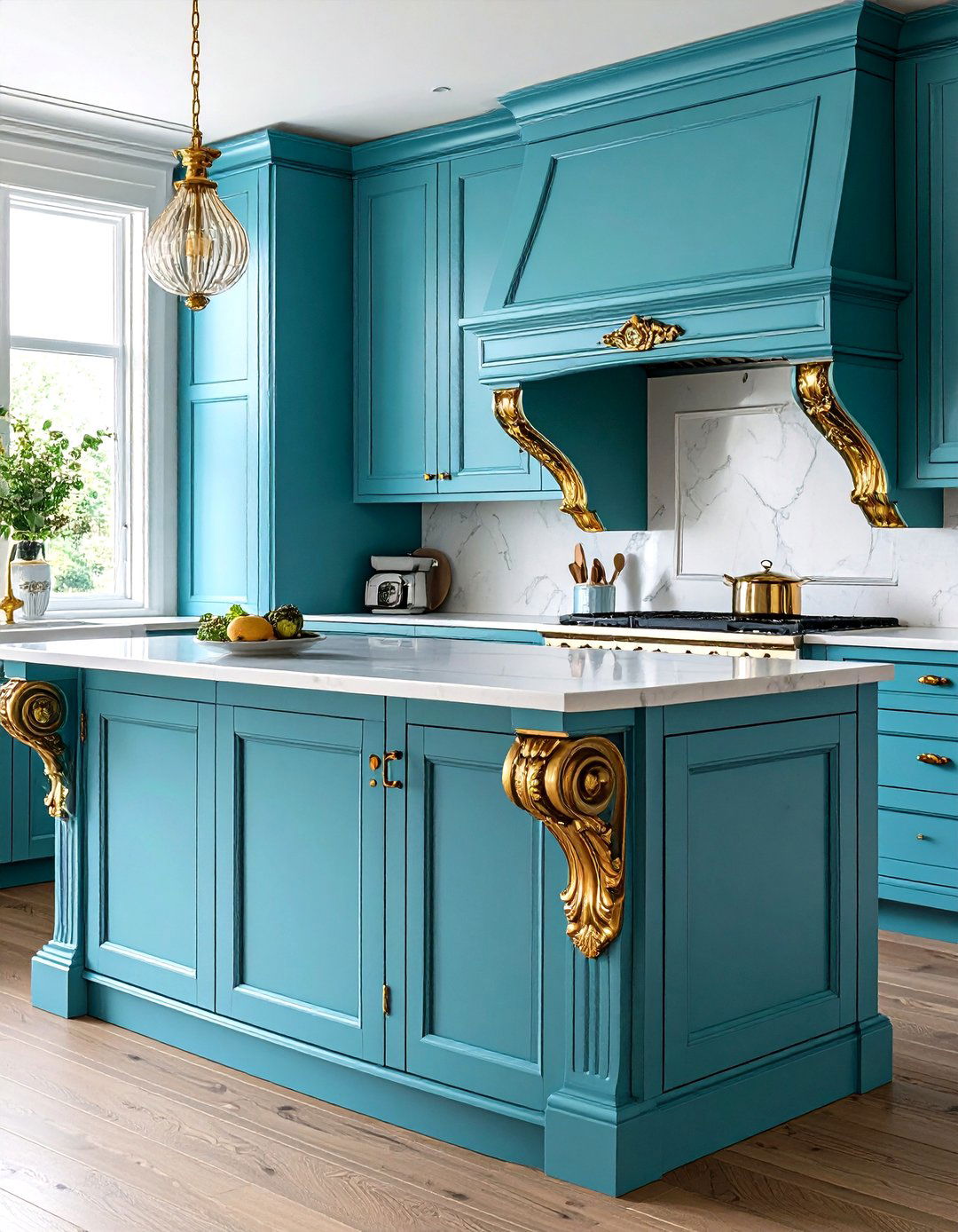 French Provincial Details - 20 Shabby Chic Kitchen Ideas