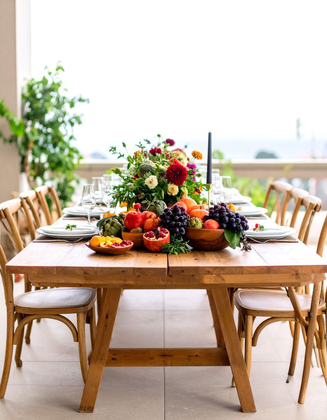 Fresh Fruit and Vegetable Wedding Centerpiece with Garden Abundance - 20 Wedding Centerpiece Ideas