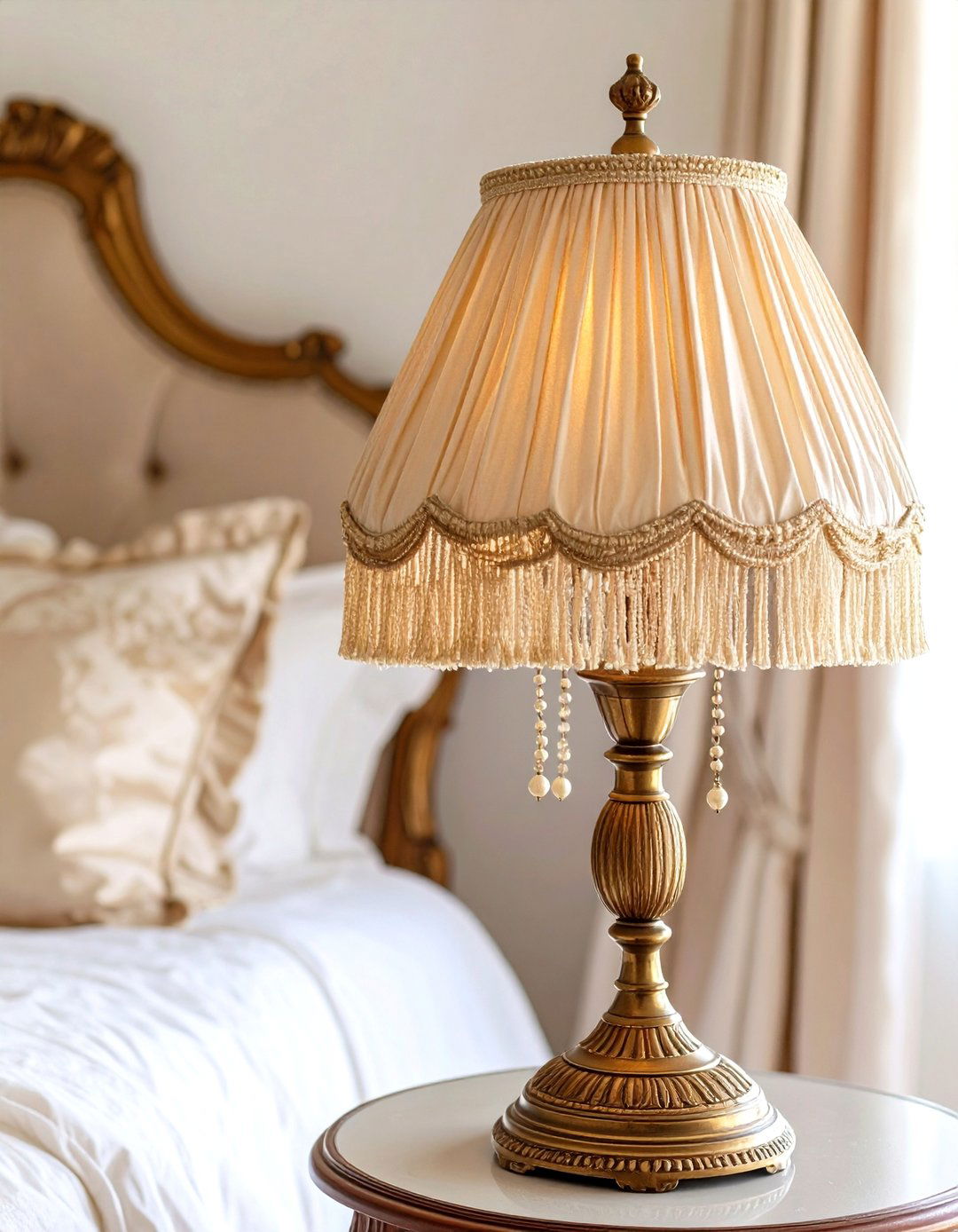 Fringed Lampshades - 20 Victorian Bedroom Ideas