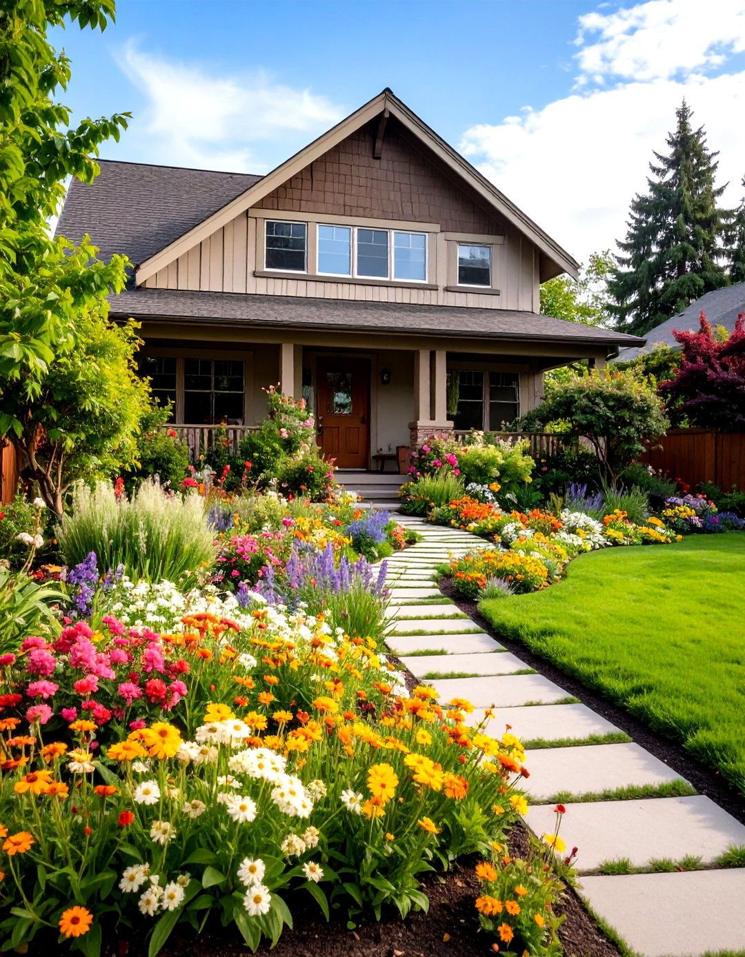 Front Yard Wildflower Garden - 20 Wildflower Garden Ideas