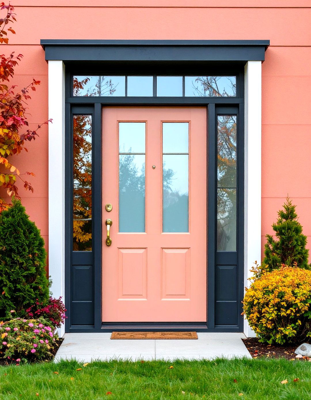 Frosted Window Film Turns Glass Opaque in Minutes - 20 Front Door Privacy Ideas