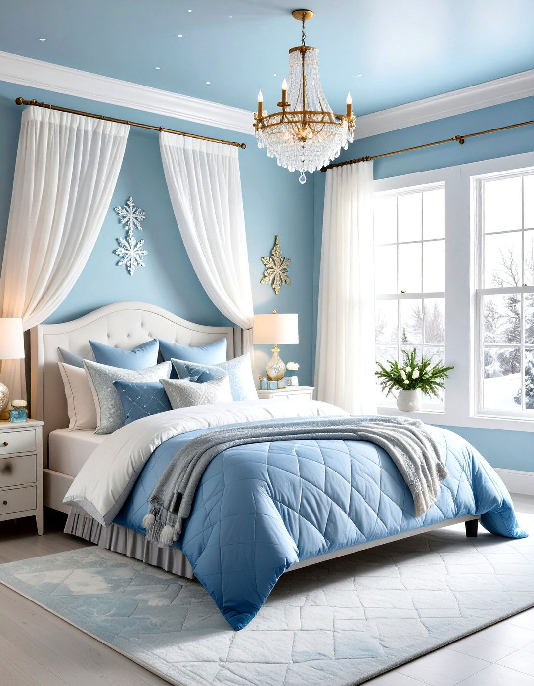 Frozen Inspired Disney Bedroom Ice Palace - 20 Disney Bedroom Ideas