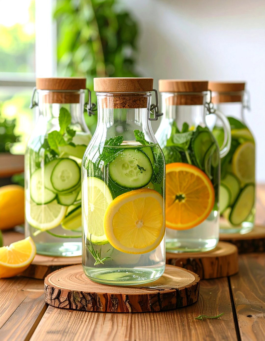 Fruit Infused Water Hydration Station at Your Garden Party - 20 Garden Party Ideas