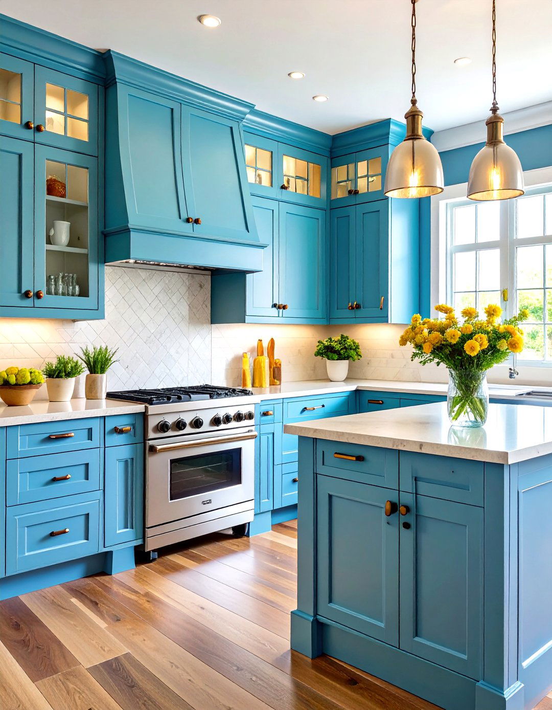 Full Height Kitchen Wainscoting with Integrated Storage - 20 Kitchen Wainscoting Ideas