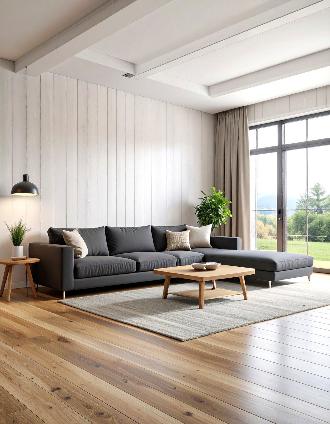 Full Room Shiplap Treatment - 20 Shiplap Living Room Ideas