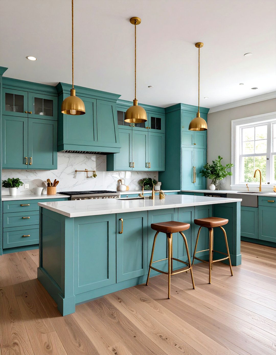 Full Seafoam Green Cabinetry - 20 Seafoam Green Kitchen Ideas