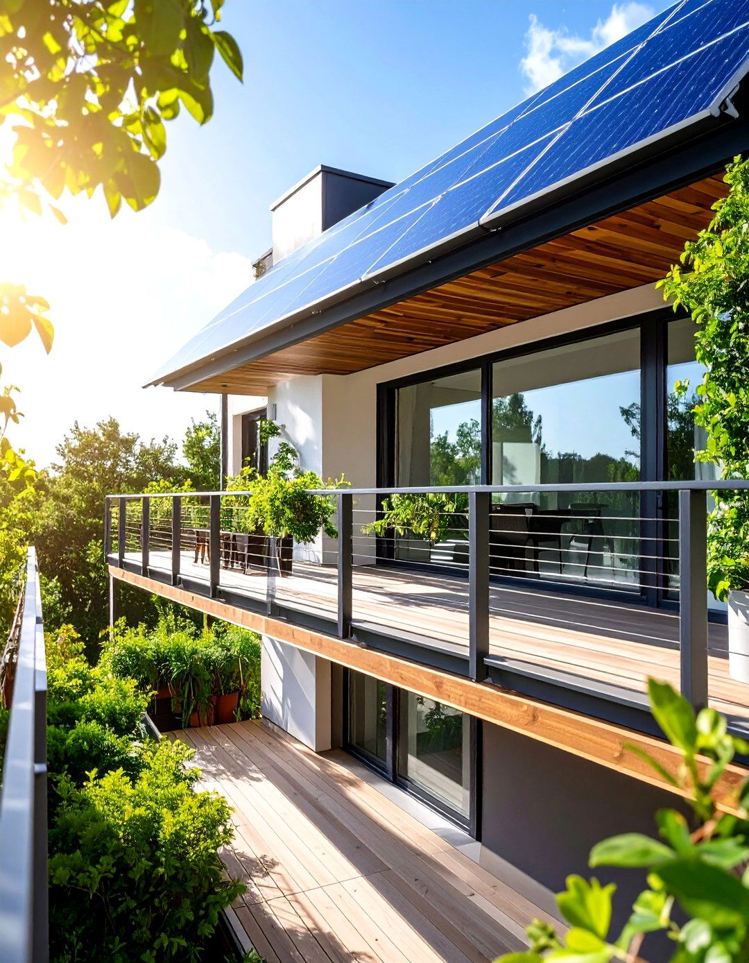 Futuristic Carbon Fiber Cantilever Balcony - 20 Cantilever Balcony Ideas