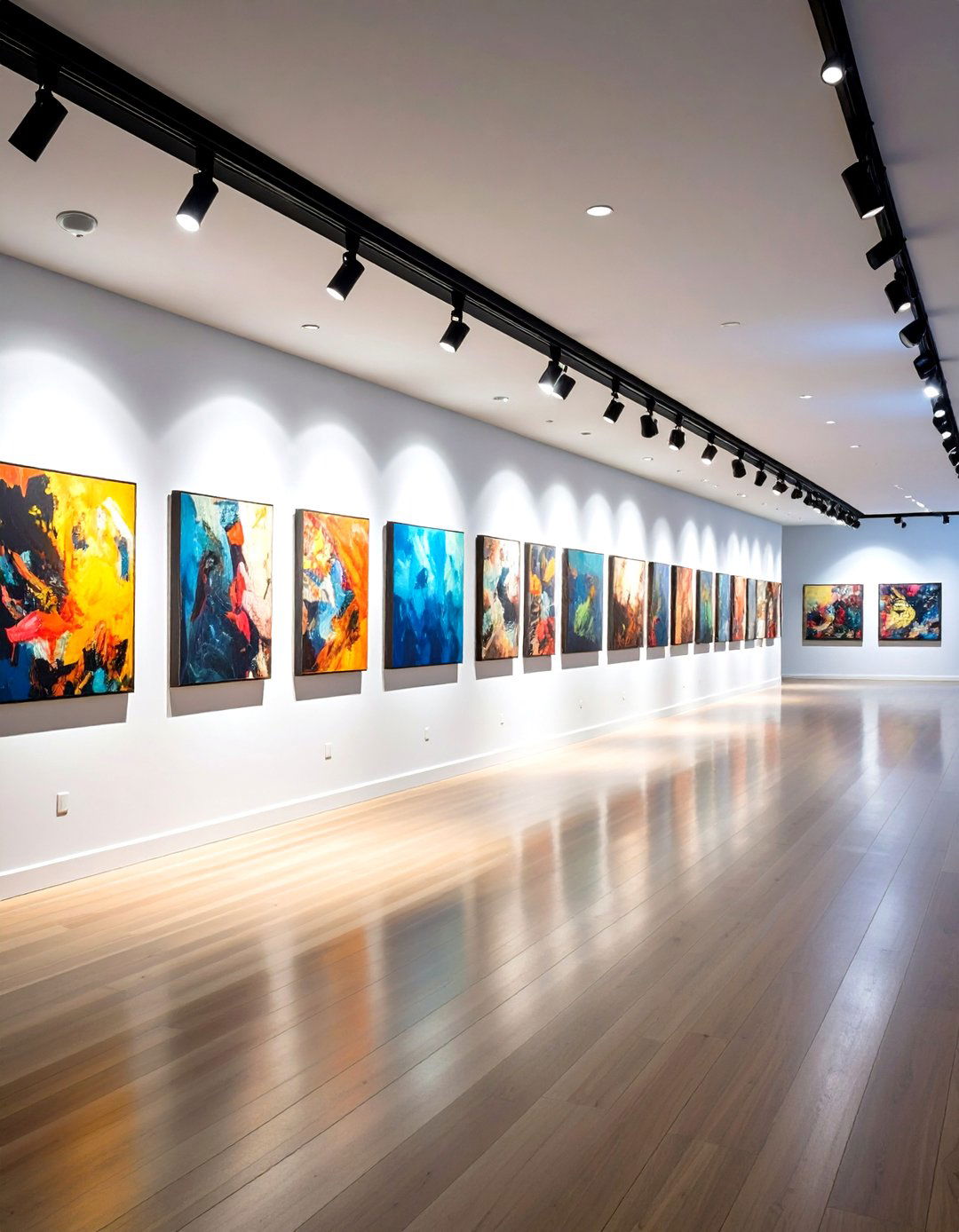 Gallery Wall Accent Recessed Lighting Scheme - 20 Recessed Lighting Ideas