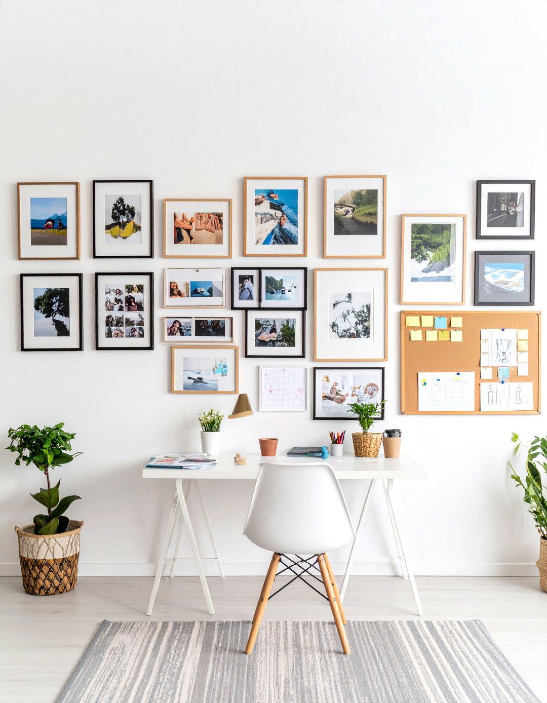 Gallery Wall Command Center Design - 20 Command Center Ideas