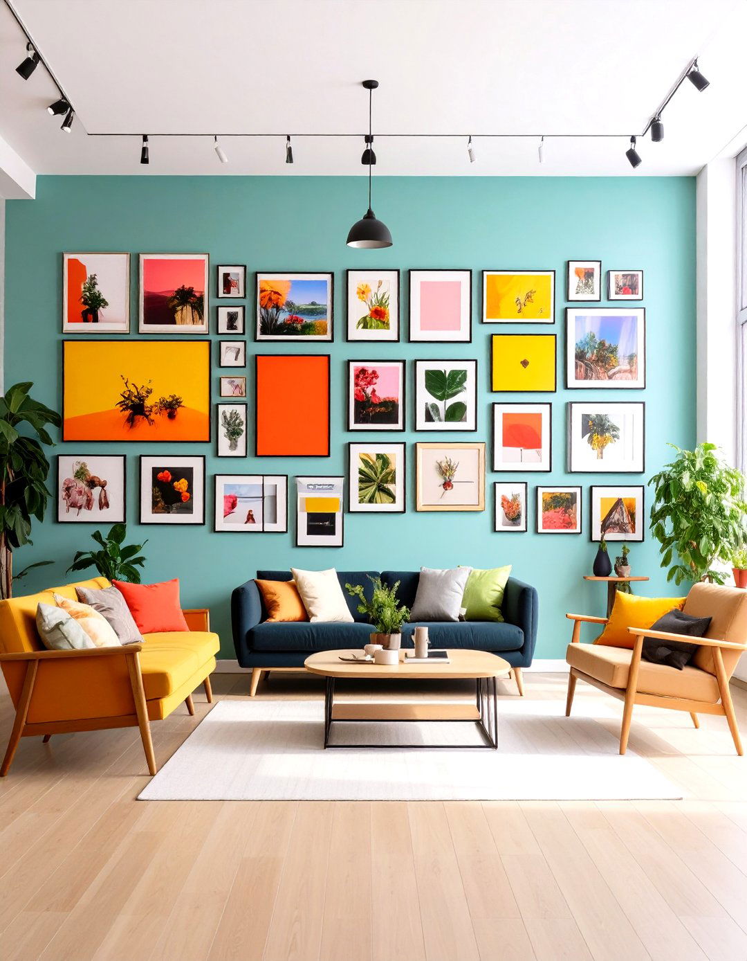 Gallery Wall Contemporary Interior Design Style - 20 Contemporary Interior Design Style Ideas