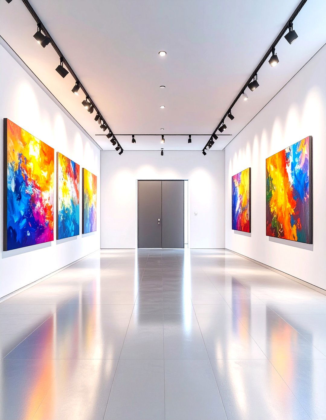 Gallery Wall Door with Hinged Art - 20 Hidden Door Ideas