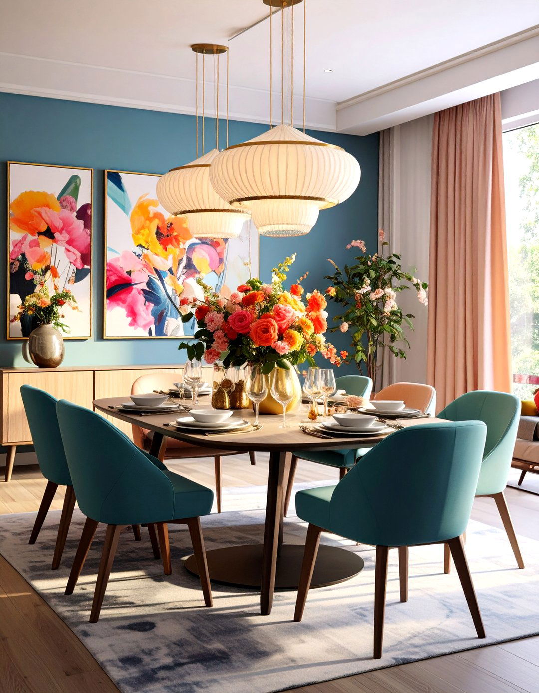 Gallery Wall Modern Dining Room Art Focus - 20 Modern Dining Room Ideas