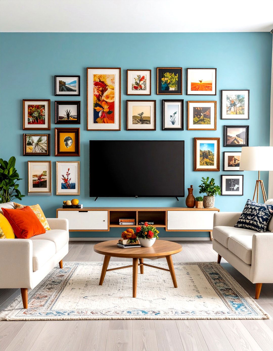 Gallery Wall Surround - 20 Tv Wall Ideas