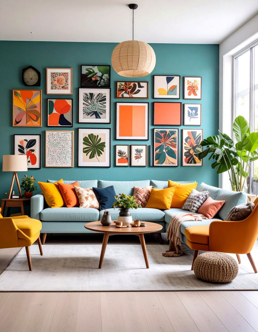 Gallery Wall Turns the Foyer Into Art - 20 Foyer Decor Ideas