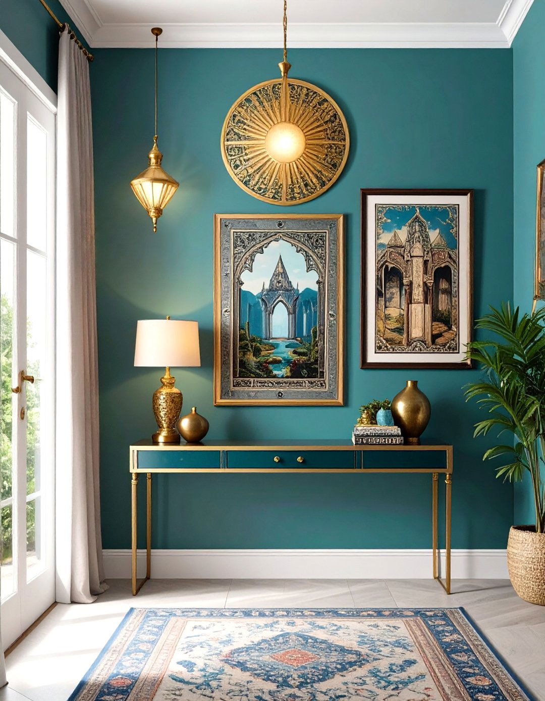 Gallery Walls Mixing Occult and Travel Prints - 20 Gothic Boho Decor Ideas