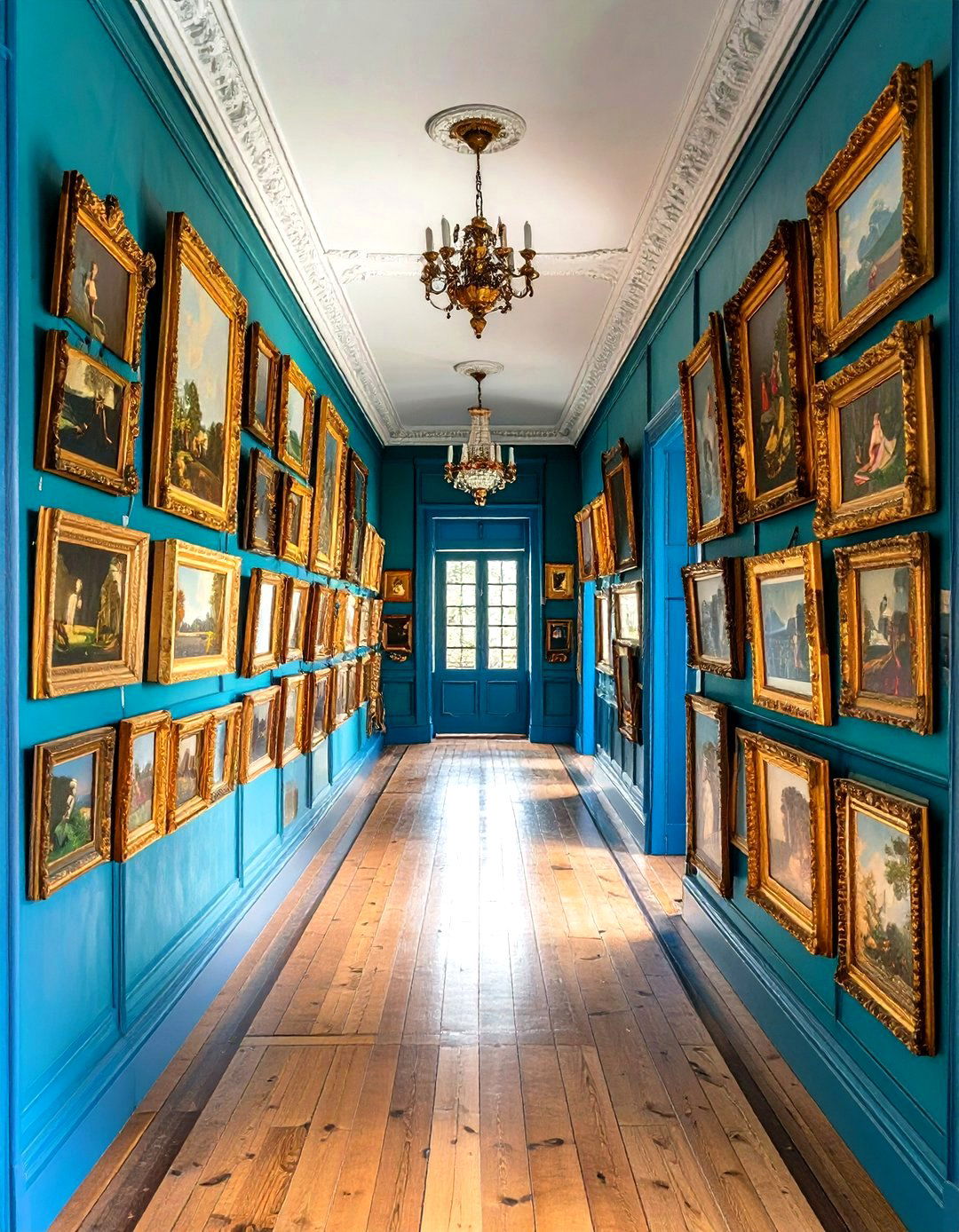 Gallery Walls of Portraits and Art - 20 Victorian Interior Design Ideas