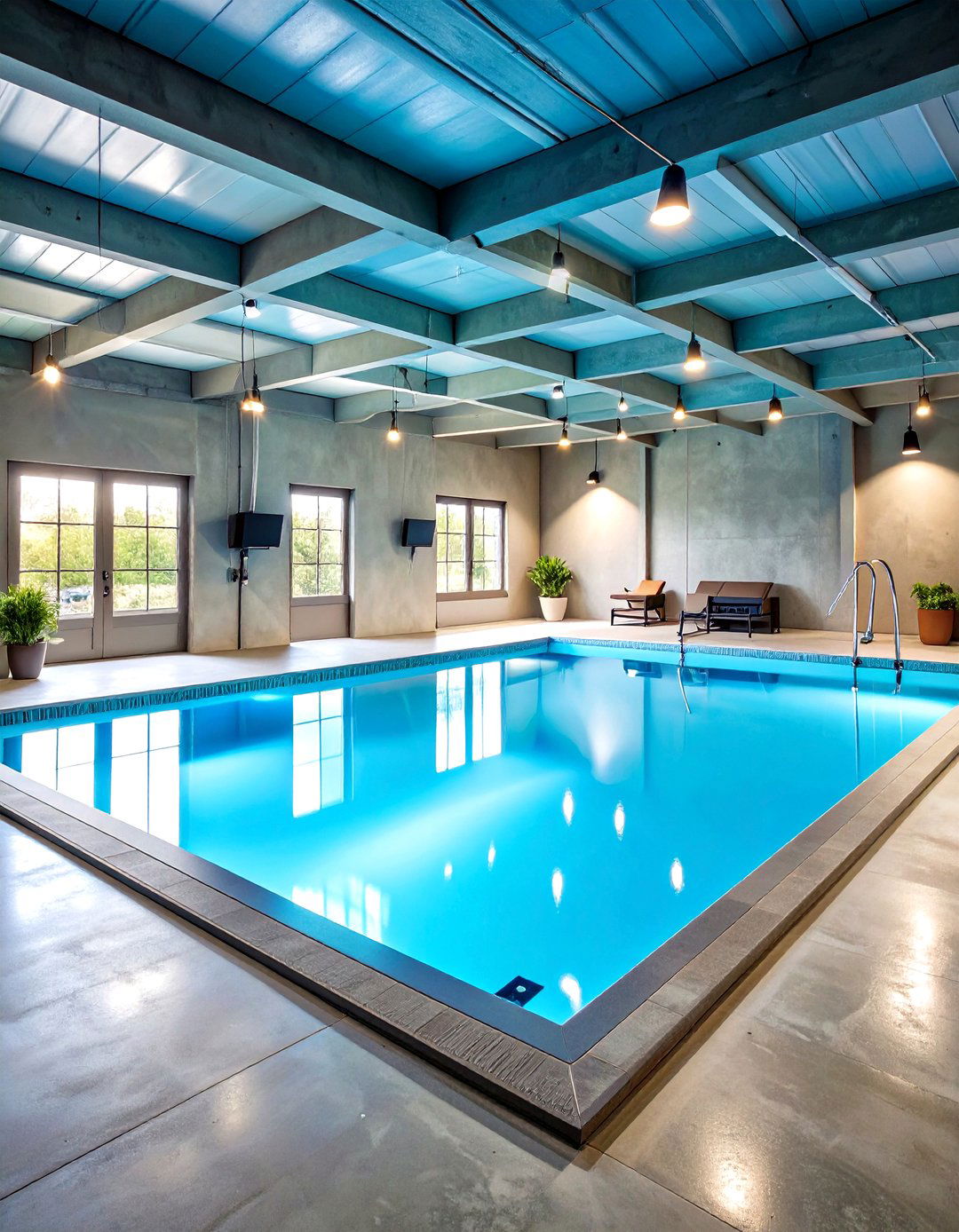 Garage Indoor Pool Space Maximization - 20 Indoor Pool Ideas