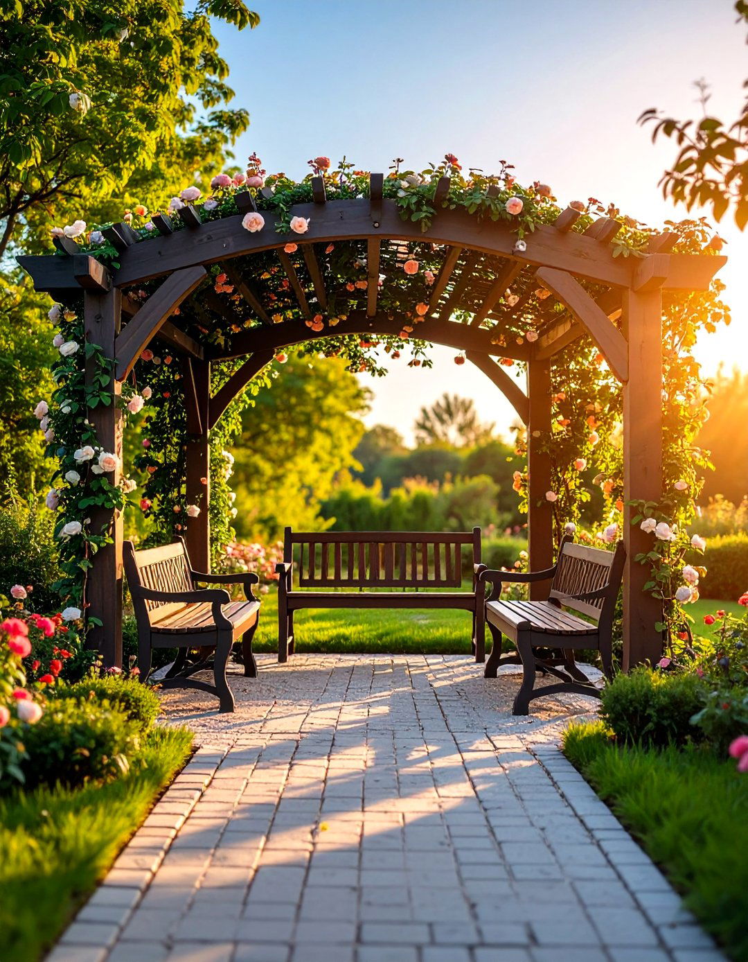 Garden Arbor Focal Point - 20 Garden Focal Point Ideas