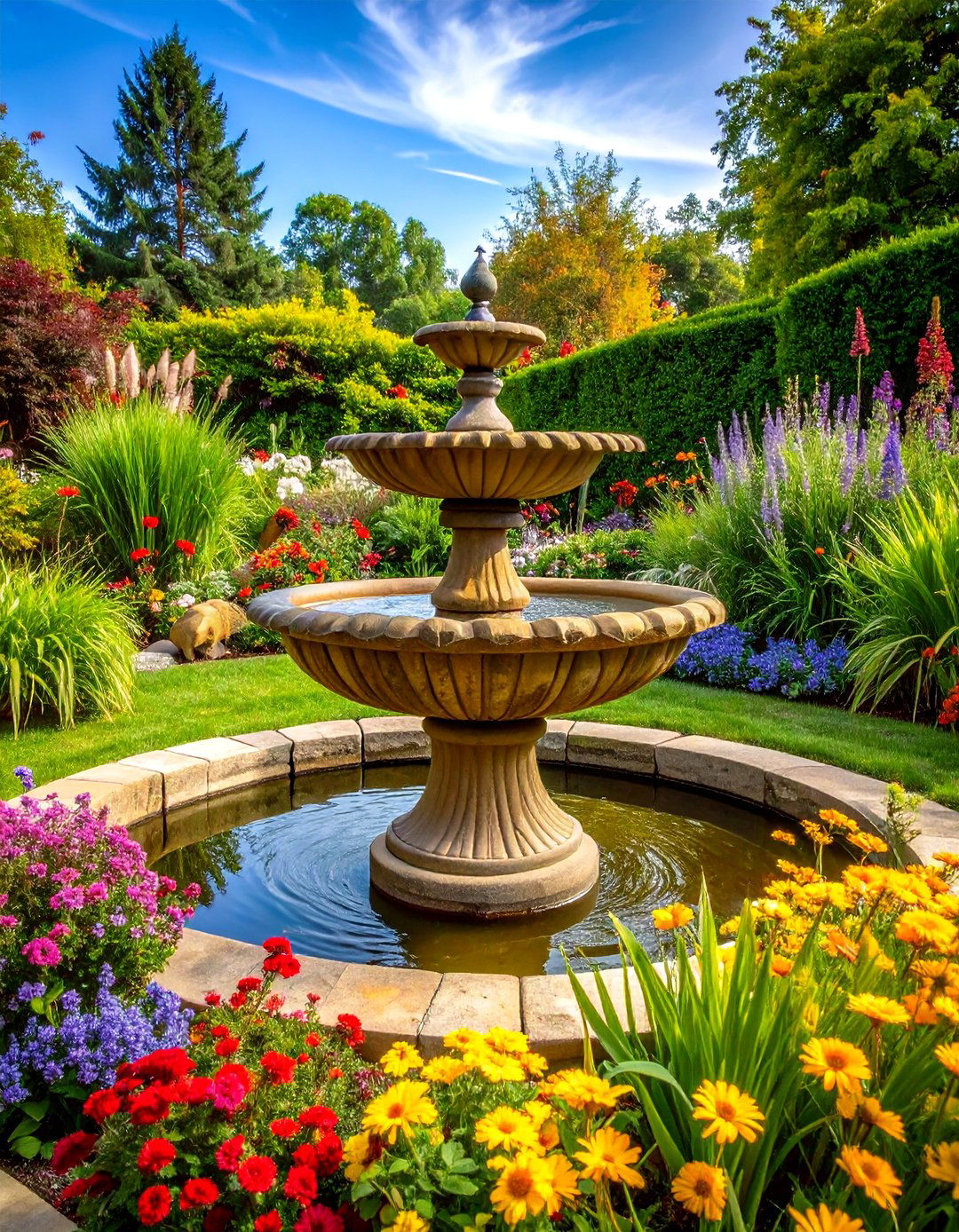 Garden Decor Sculptural Bird Baths and Feeders - 20 Garden Decor Ideas
