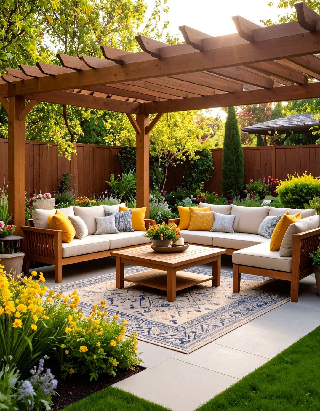 Garden Decor Seating and Relaxation Zones - 20 Garden Decor Ideas