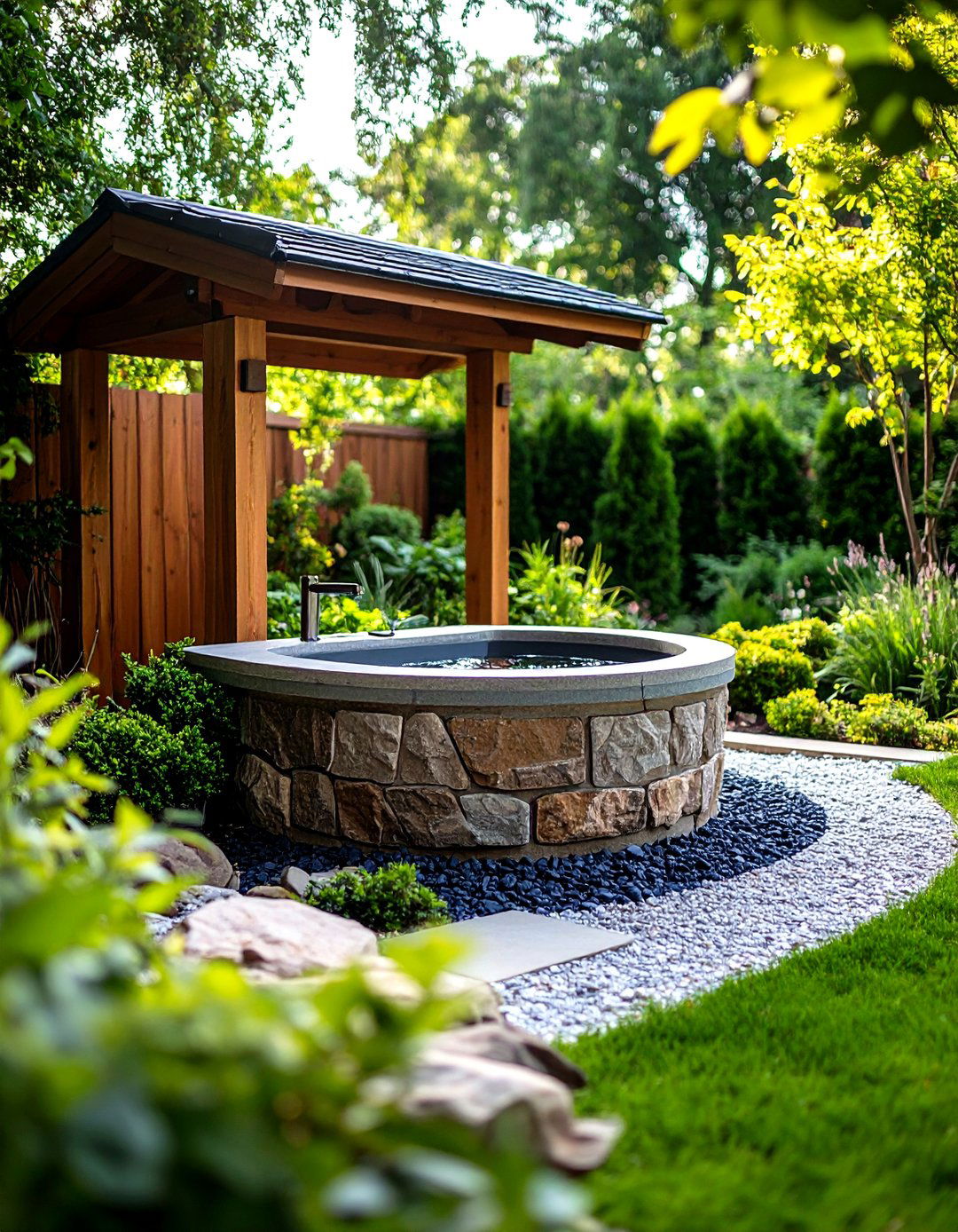 Garden Integrated Dog Wash Station That Waters Plants Too - 20 Dog Wash Station Ideas