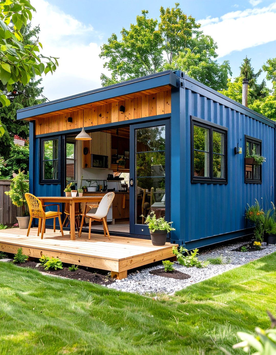 Garden Office Crafted from Recycled Materials - 20 Garden Office Ideas
