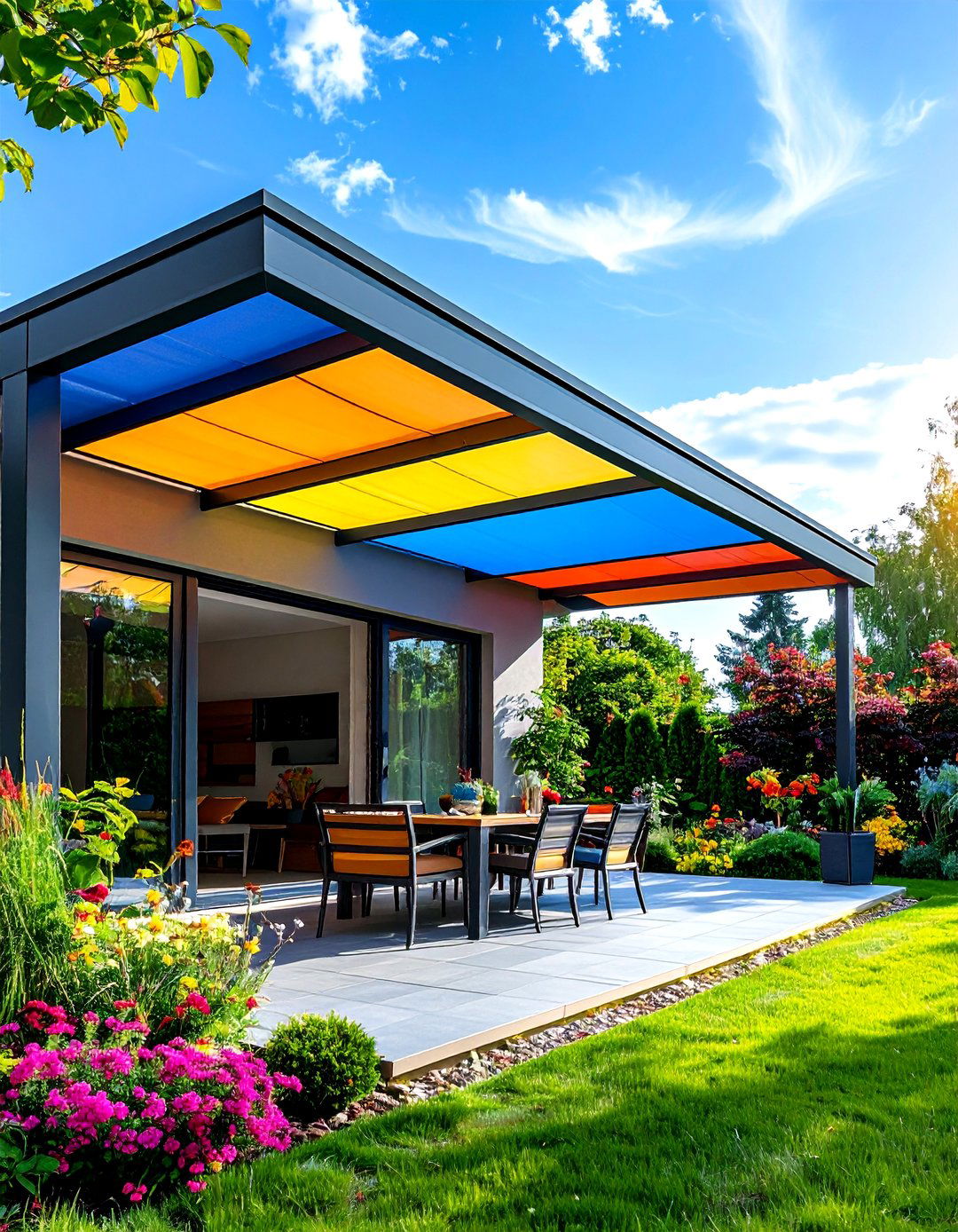 Garden Retractable Roof Systems - 20 Garden Shade Ideas