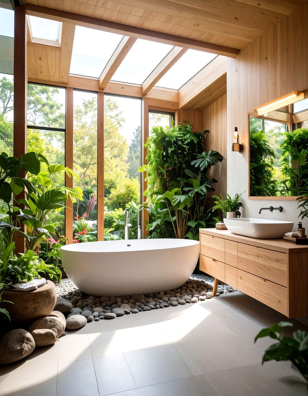 Garden Sanctuary Wet Room - 20 Wet Room Ideas
