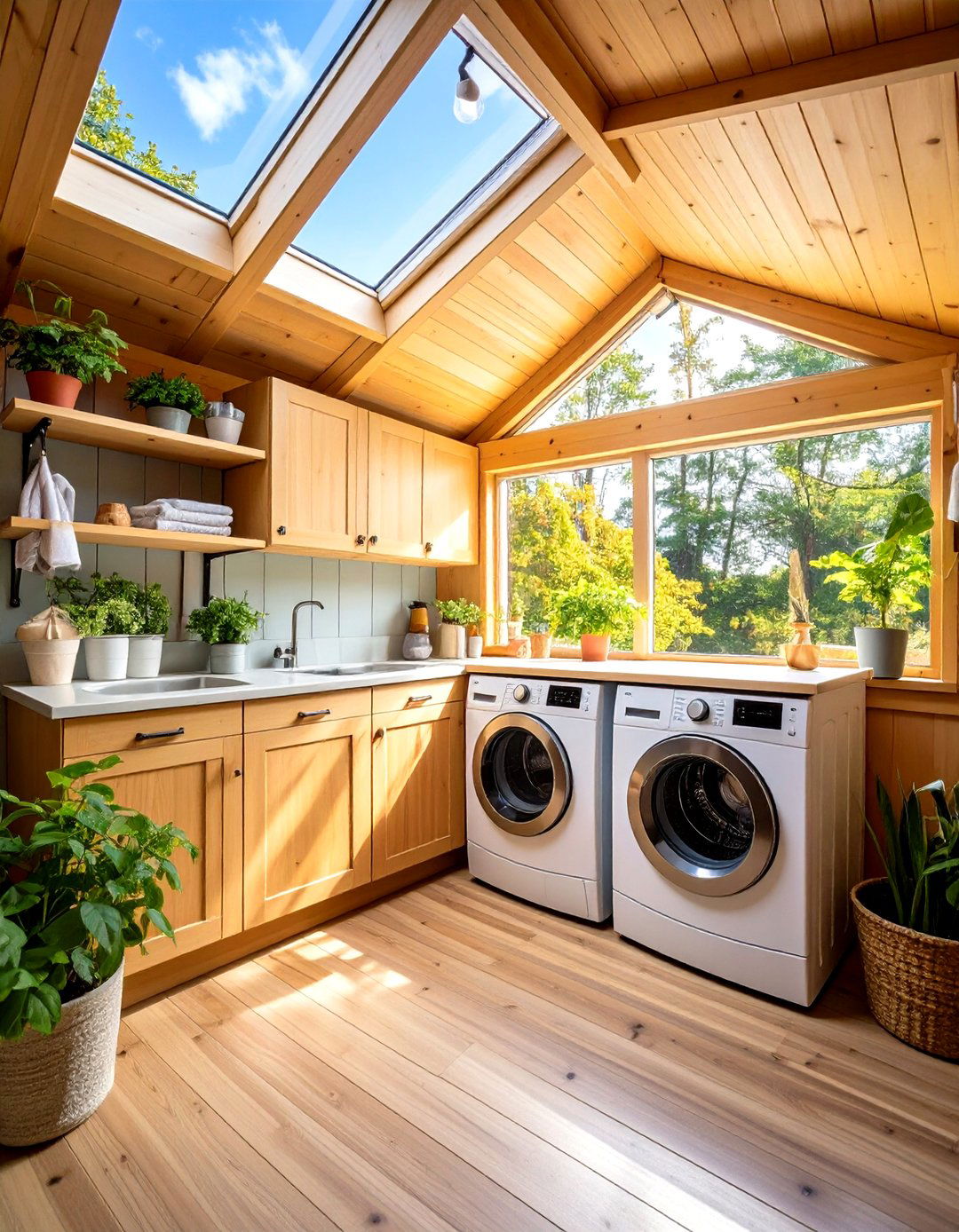 Garden Shed Outdoor Laundry Area Conversion - 20 Outdoor Laundry Area Design Ideas