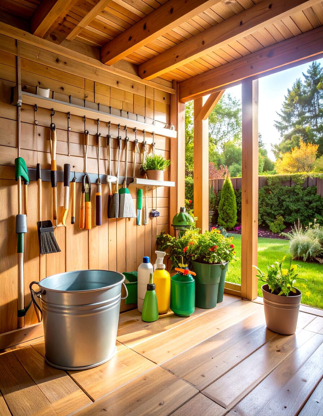 Garden Shed Tool Drop Zone - 20 Drop Zone Ideas