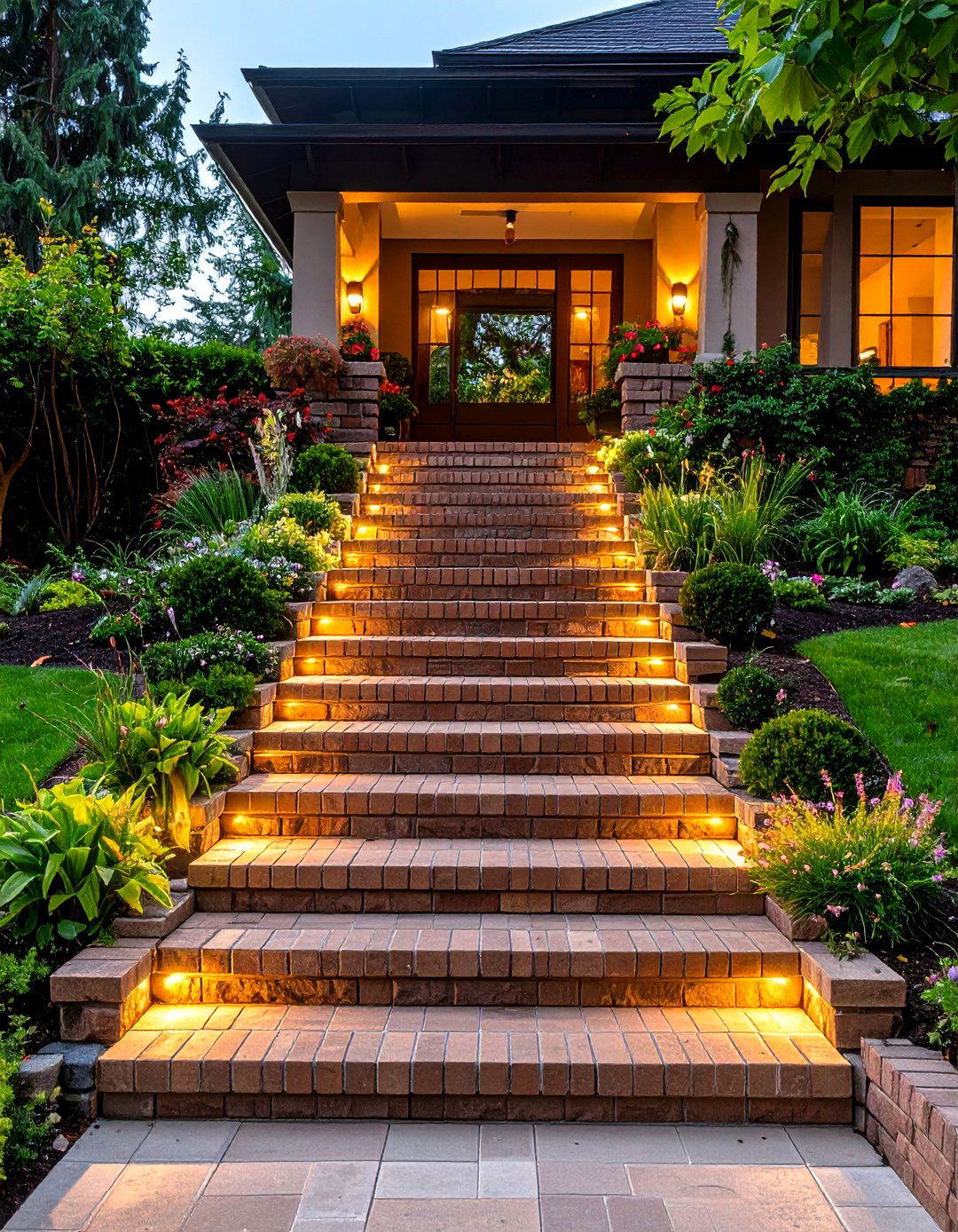 Garden Stairway - 20 Sloped Walkway Ideas