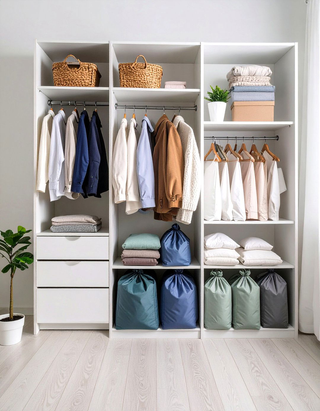 Garment Bag Clothes Storage for Delicate Items - 20 Clothes Storage Ideas