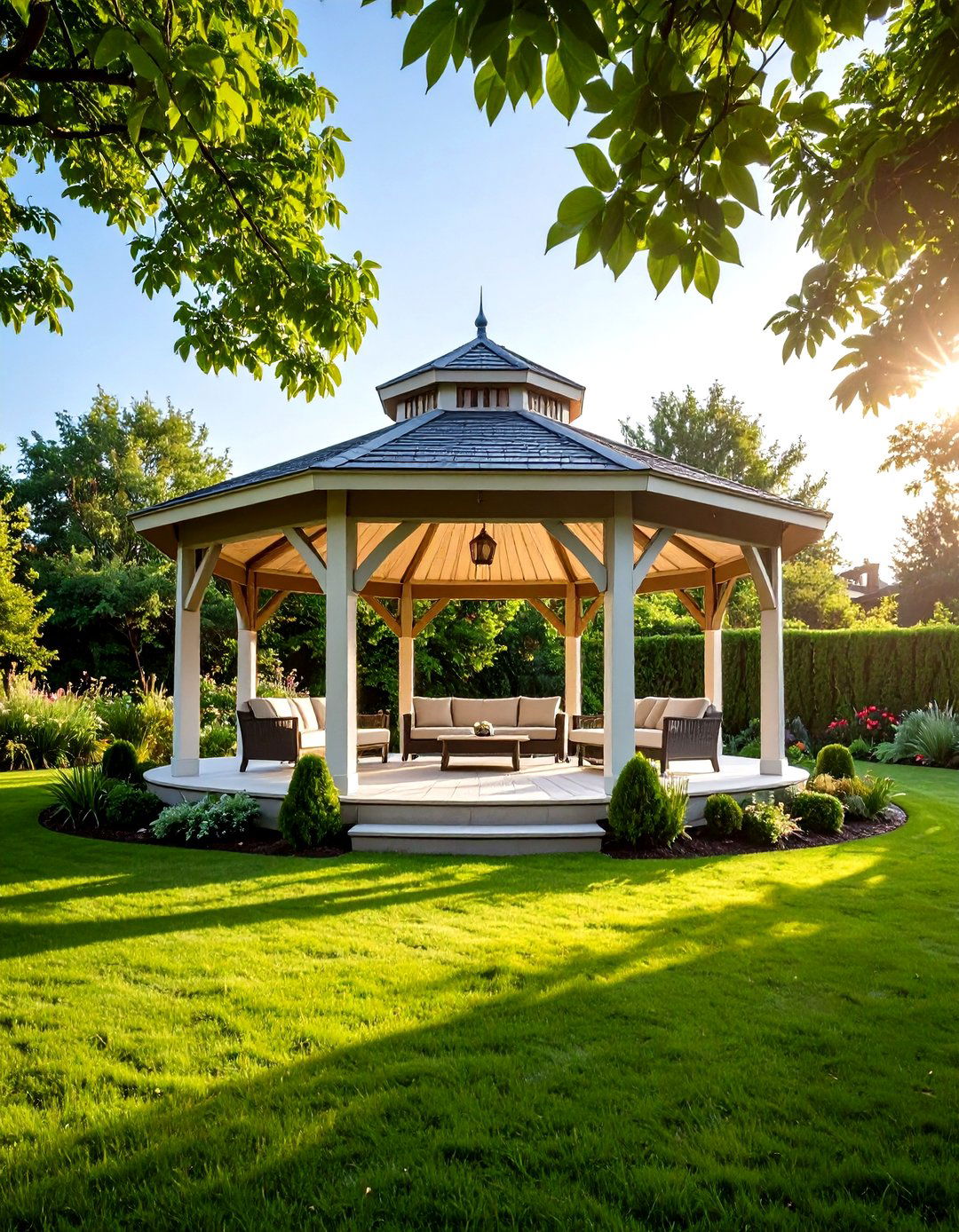 Gazebo Style Outdoor Pavilion - 20 Outdoor Pavilion Ideas