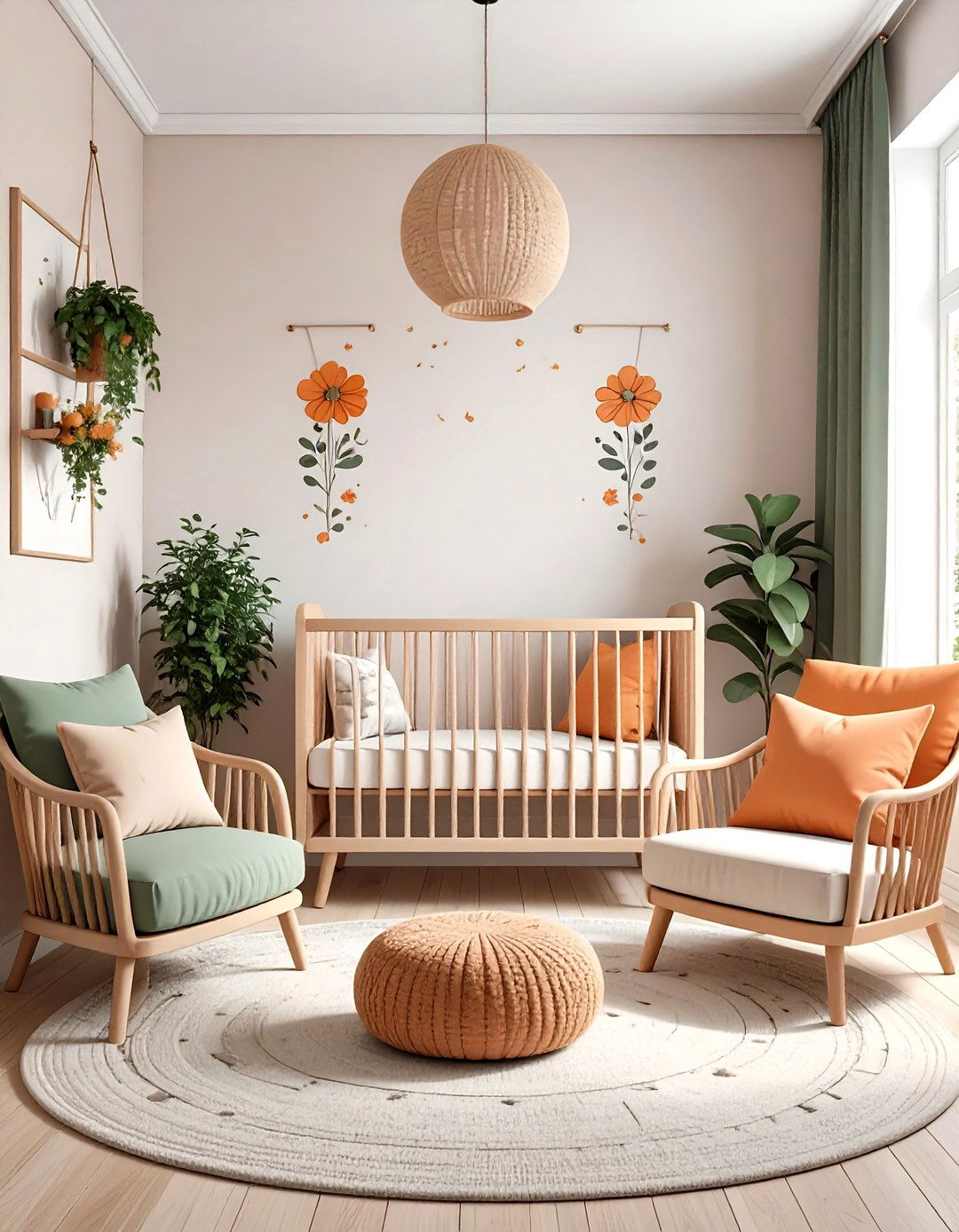 Gender Neutral Botanical Palette - 20 Floral Nursery Ideas