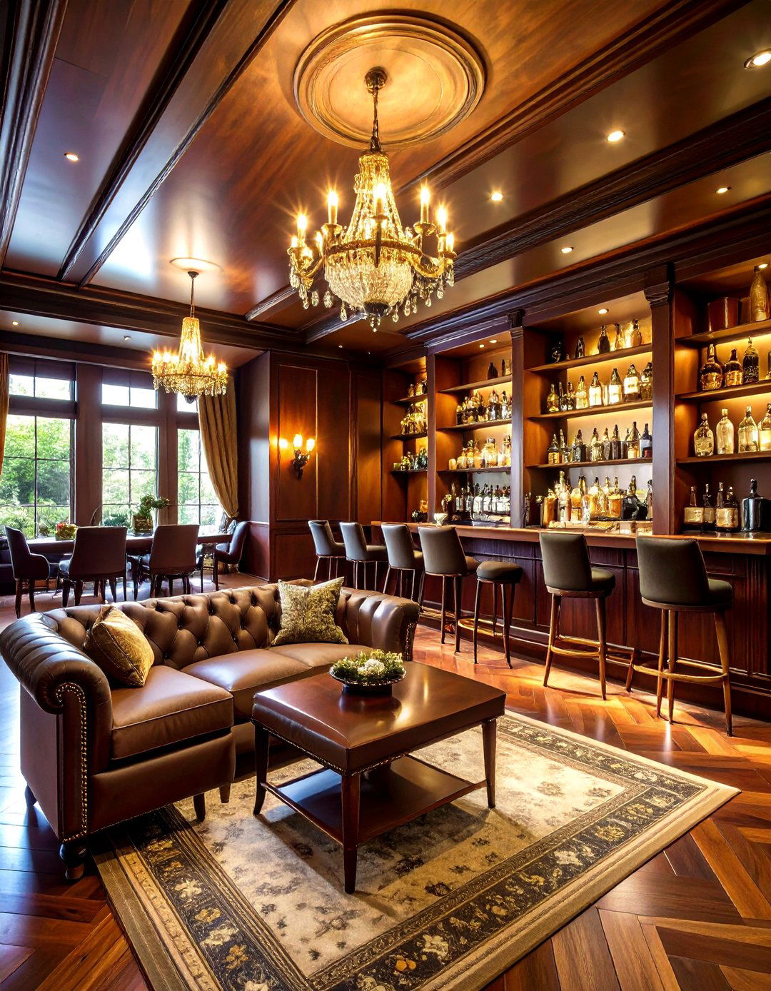 Gentlemans Speakeasy Man Cave - 20 Luxury Man Cave Ideas