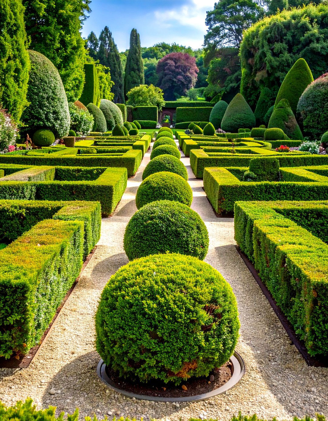 Geometric Box Hedge Parterres - 20 Victorian Front Garden Ideas