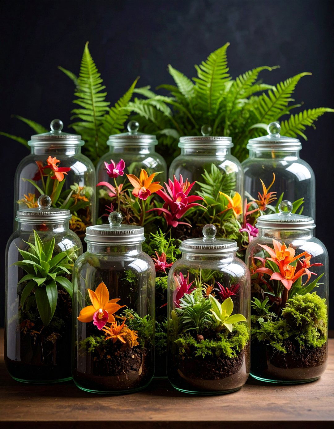 Geometric Glass Terrarium - 20 Terrarium Ideas