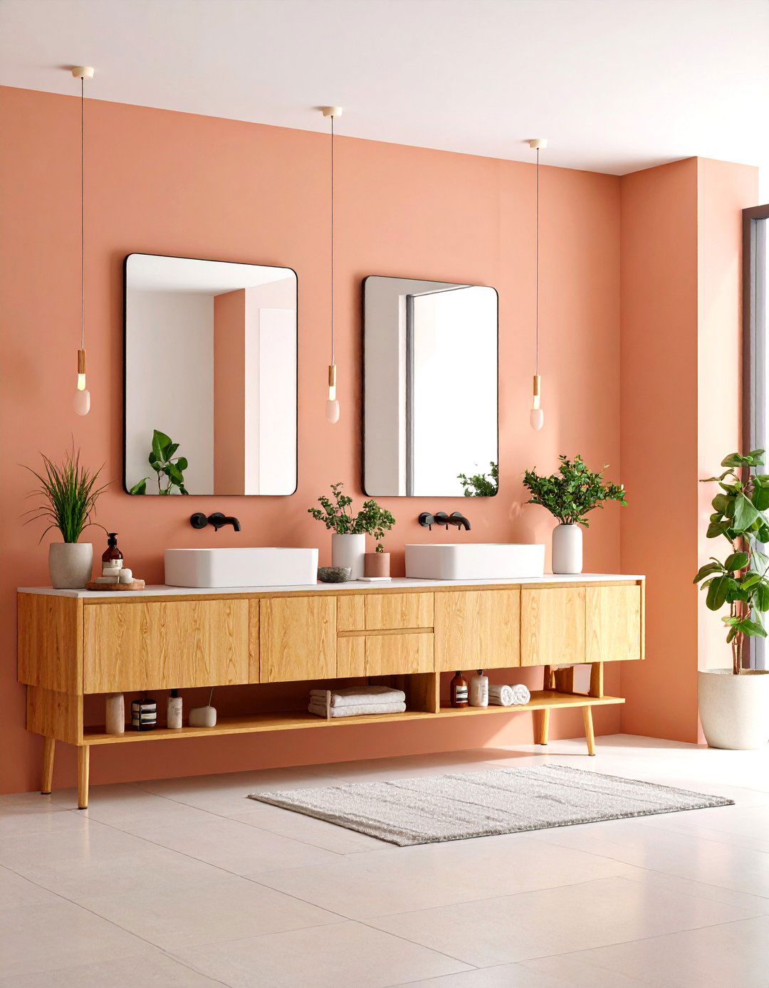 Geometric Minimalist Bathroom Precision - 20 Minimalist Bathroom Ideas