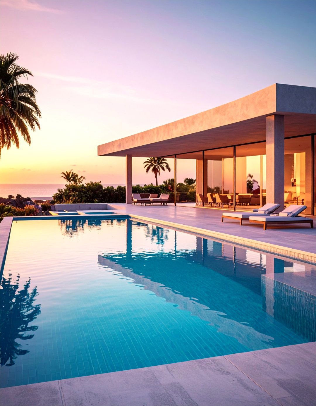 Geometric Modern Pool - 20 Swimming Pool Ideas