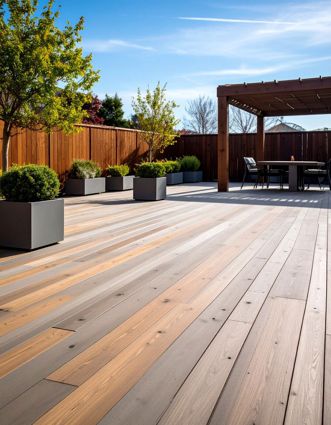 Geometric Mosaic - 20 Stamped Concrete Patio Ideas
