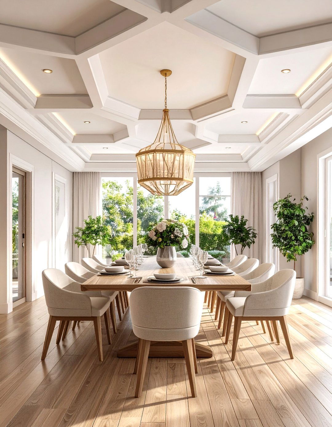 Geometric Octagonal Coffered Ceiling Pattern - 20 Coffered Ceiling Ideas
