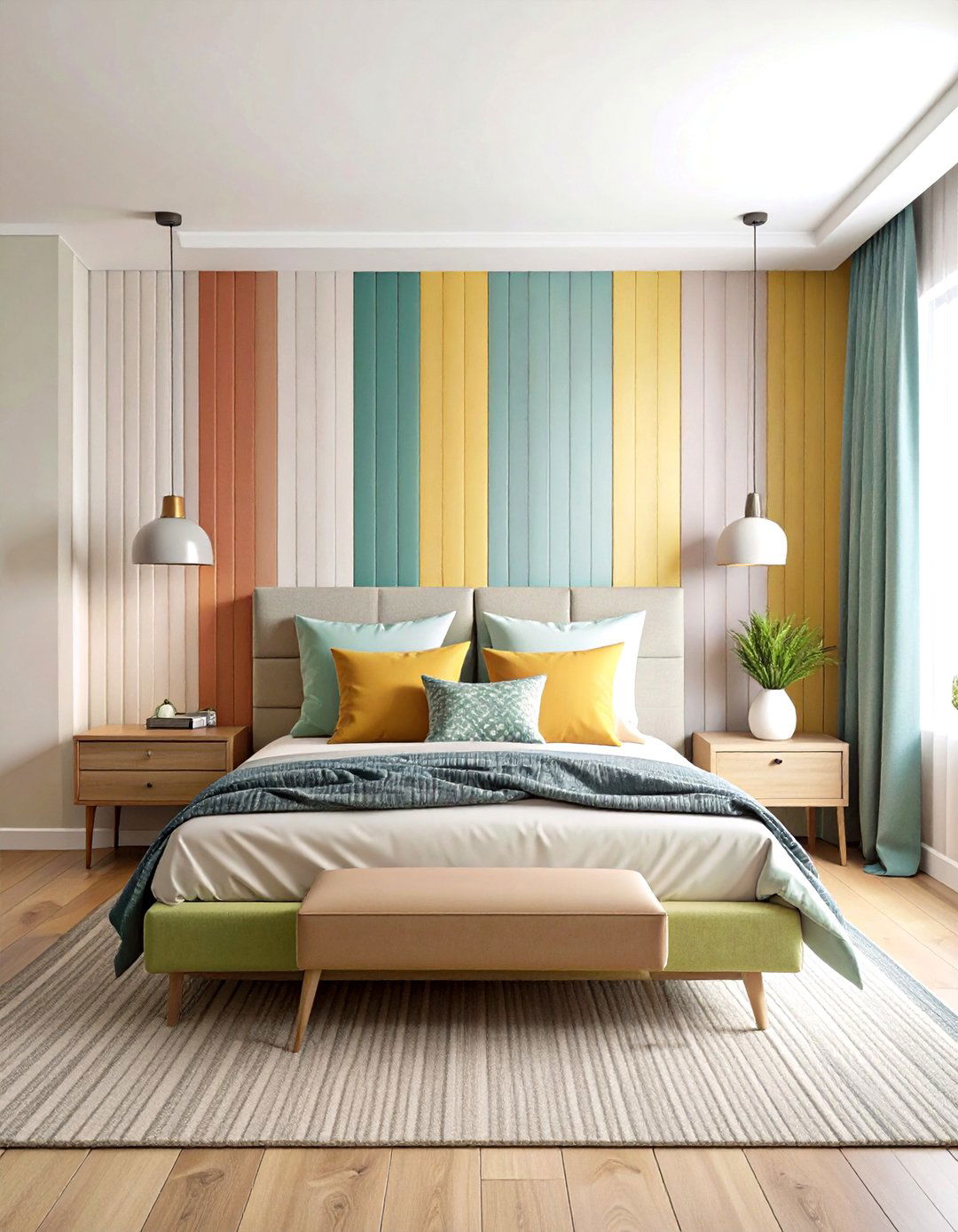 Geometric Patterns - 20 Wall Mural Ideas