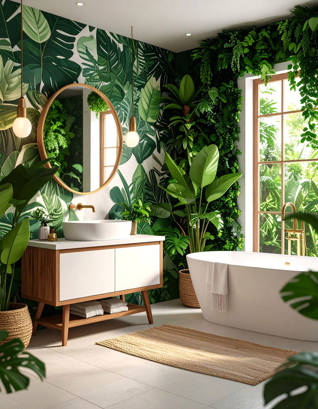 Geometric Powder Room - 20 Powder Room Ideas