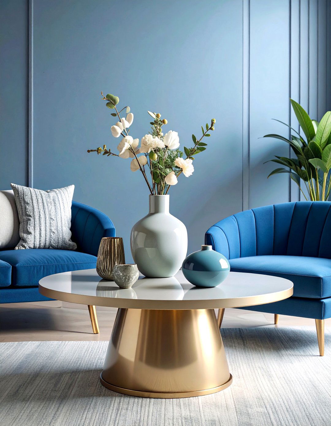 Geometric Sculptural Coffee Table Centerpiece - 20 Coffee Table Centerpiece Ideas