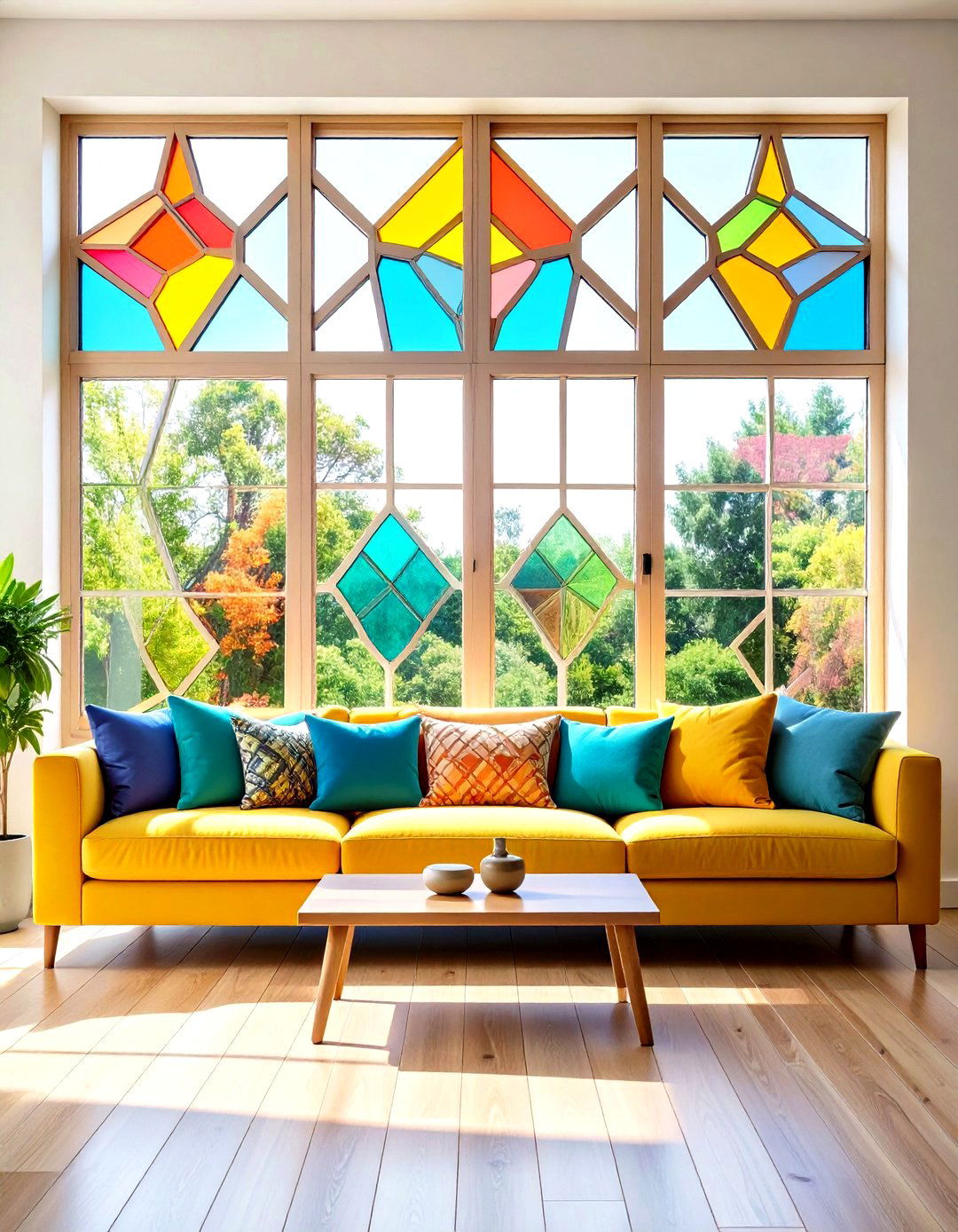 Geometric Shaped Window Trim - 20 Modern Window Trim Ideas