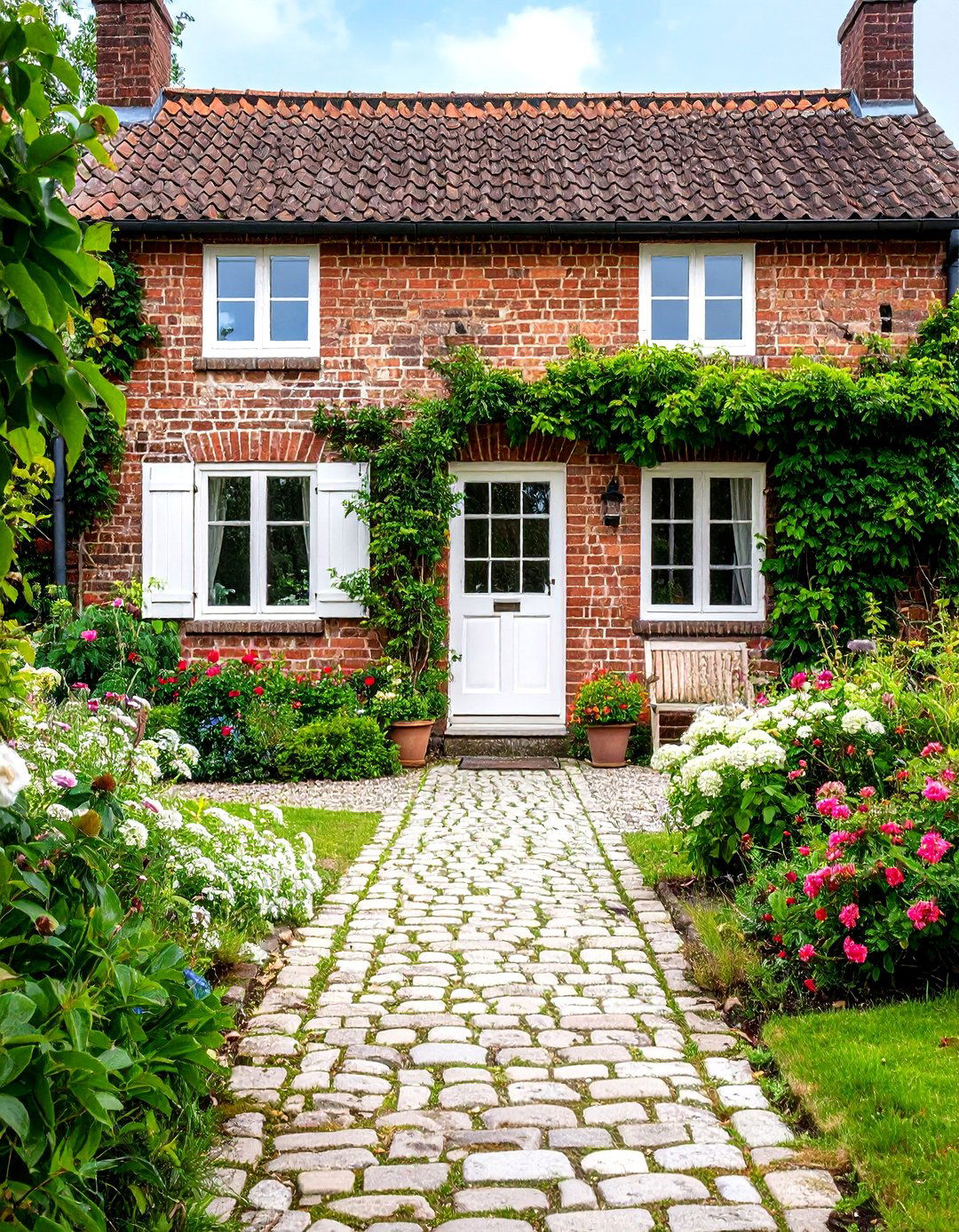German Smear Brick for Authentic Texture - 20 Exterior Brick Paint Color Ideas