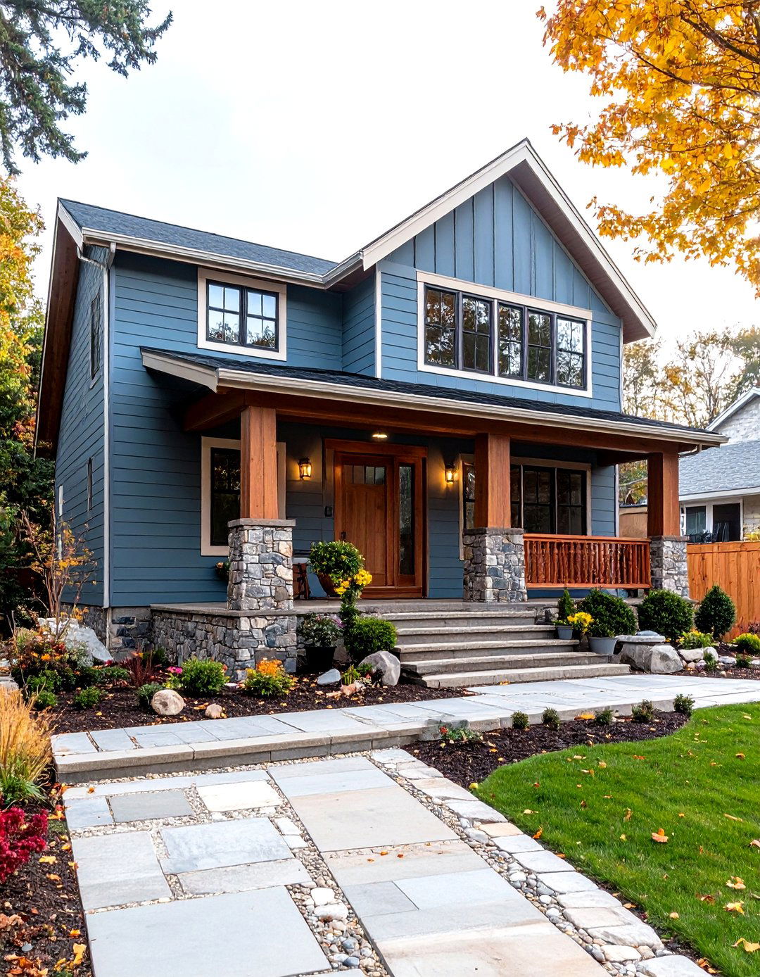 Gibraltar Cliffs Blue Exterior House Color - 20 Blue Exterior House Colors